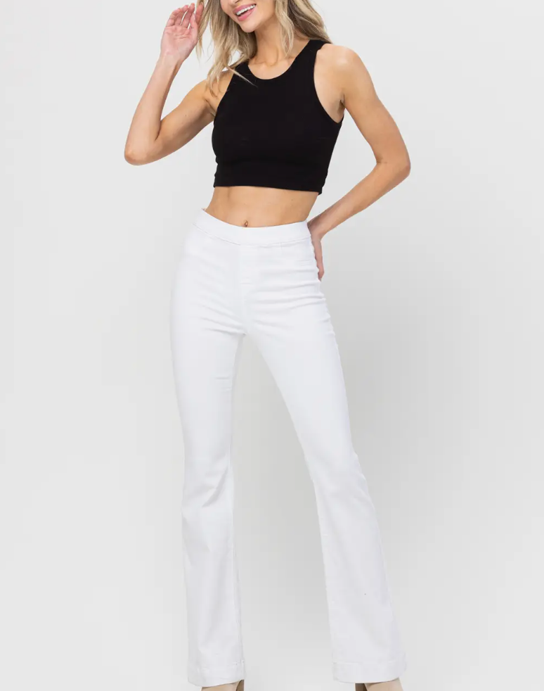 White Flare jeans