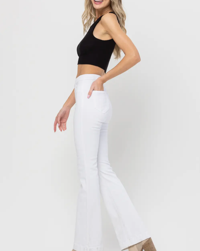White Flare jeans