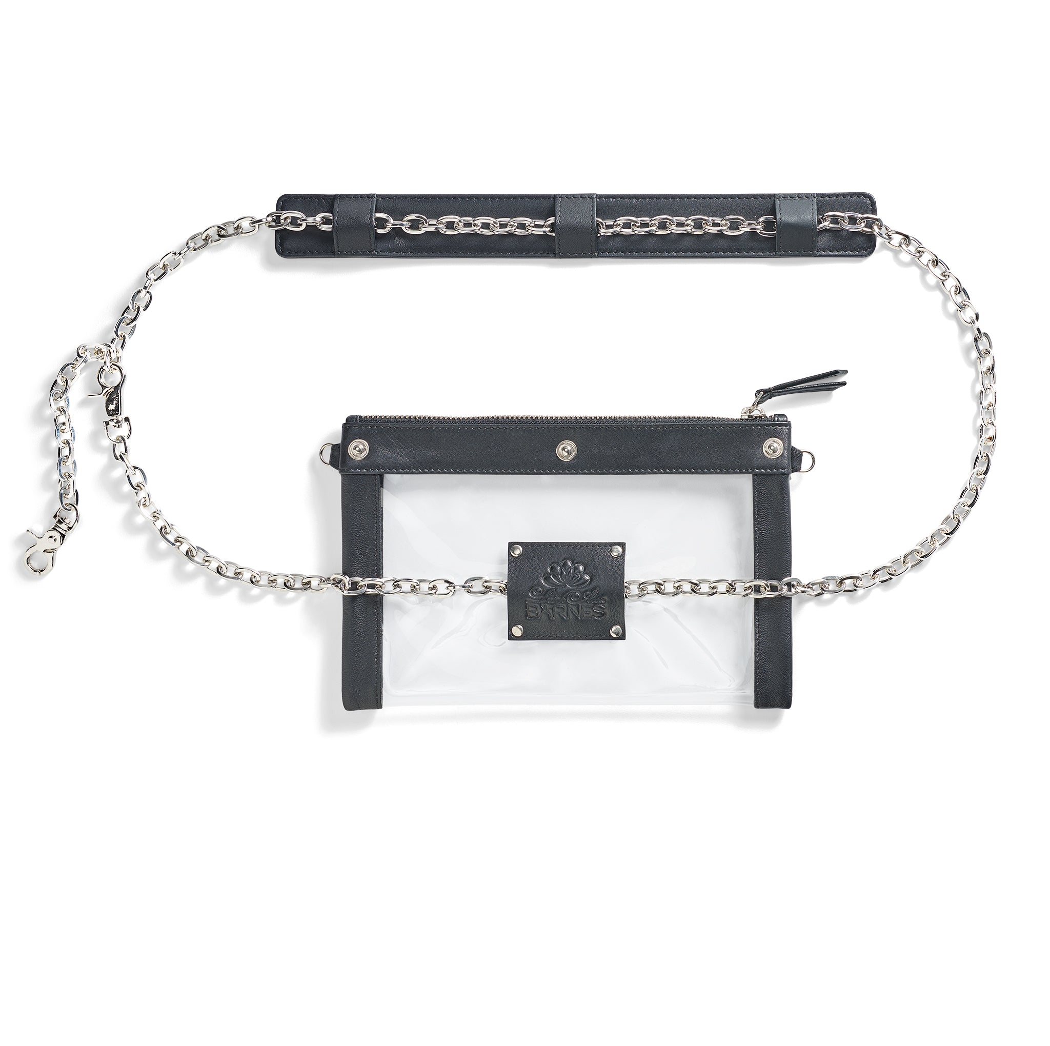 Gamechanger Classic Solid Black Lambskin 5-in-1 Convertible Crossbody