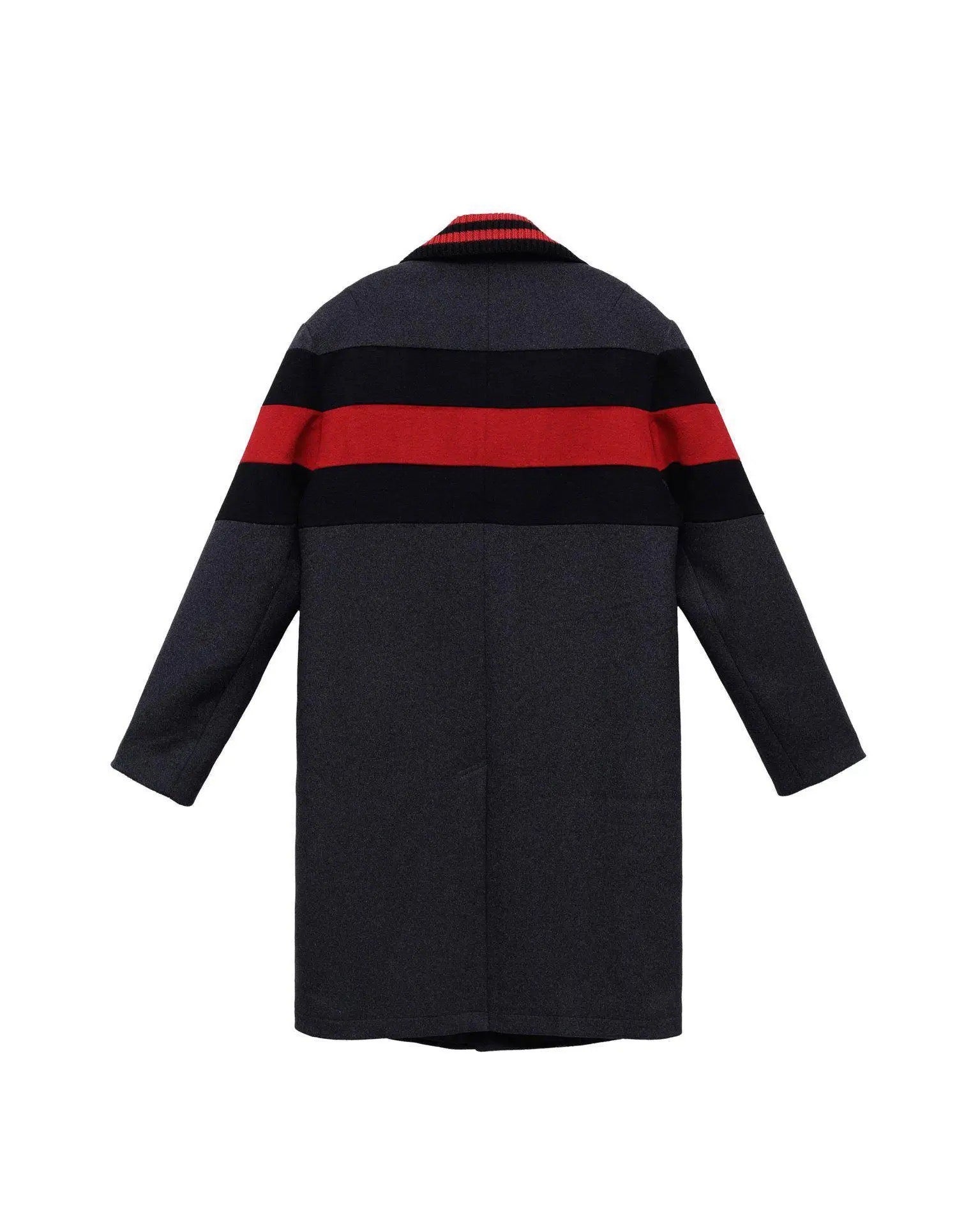 Unisex Red Stripe Coat