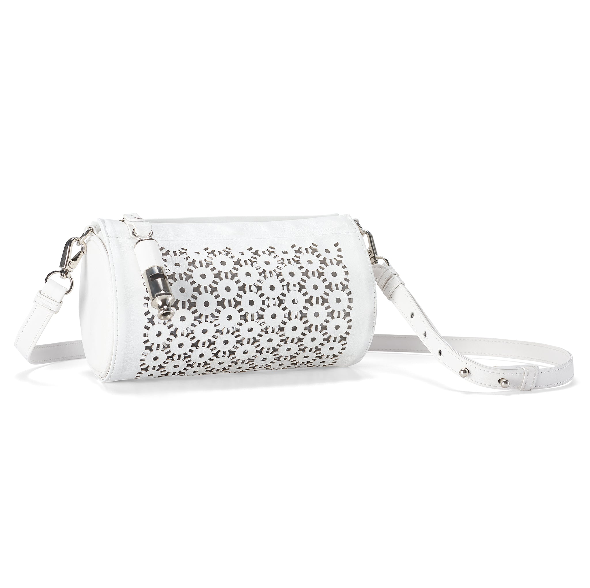 Gamechanger Barrel Laser Lambskin 5-In-1 Handbag