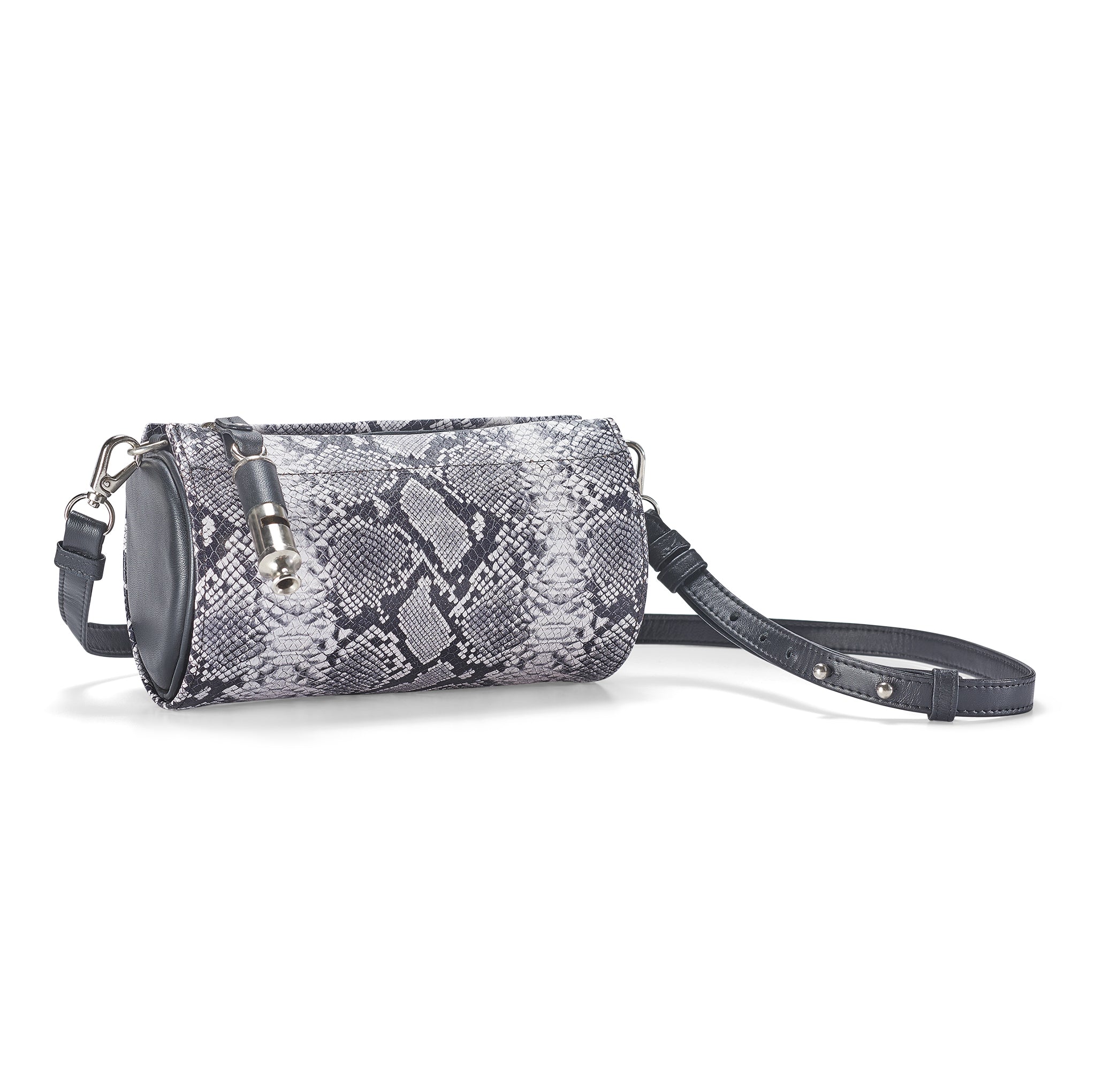 Gamechanger Barrel Snakeskin Print 5-In-1 Convertible Handbag