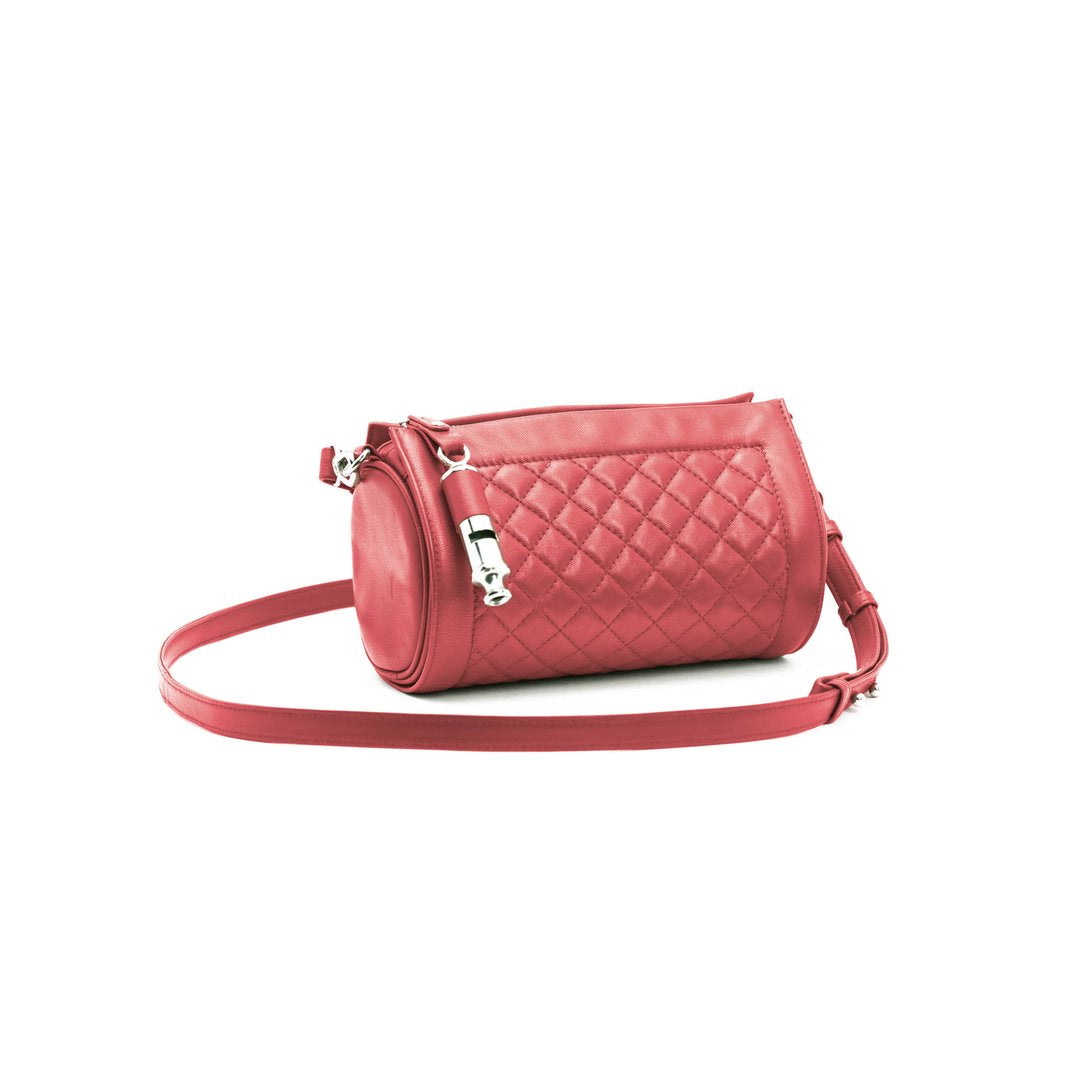 Barrel Quilt Lambskin Cover & Clear Base