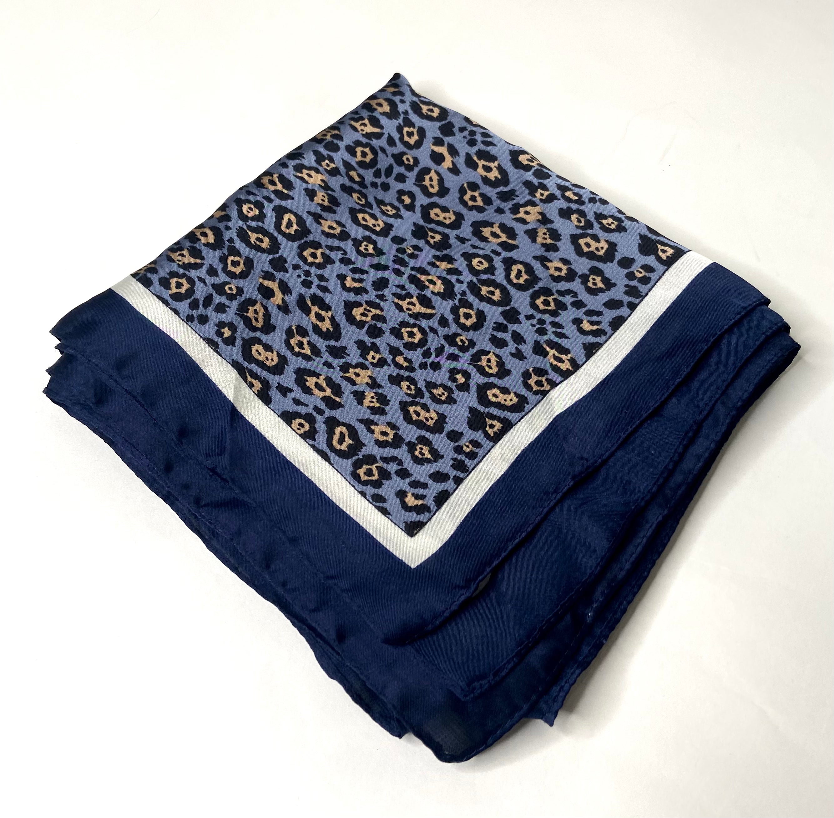 Small Patterned Silk Scarf