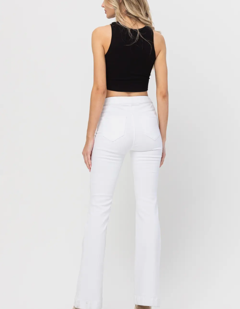 White Flare jeans