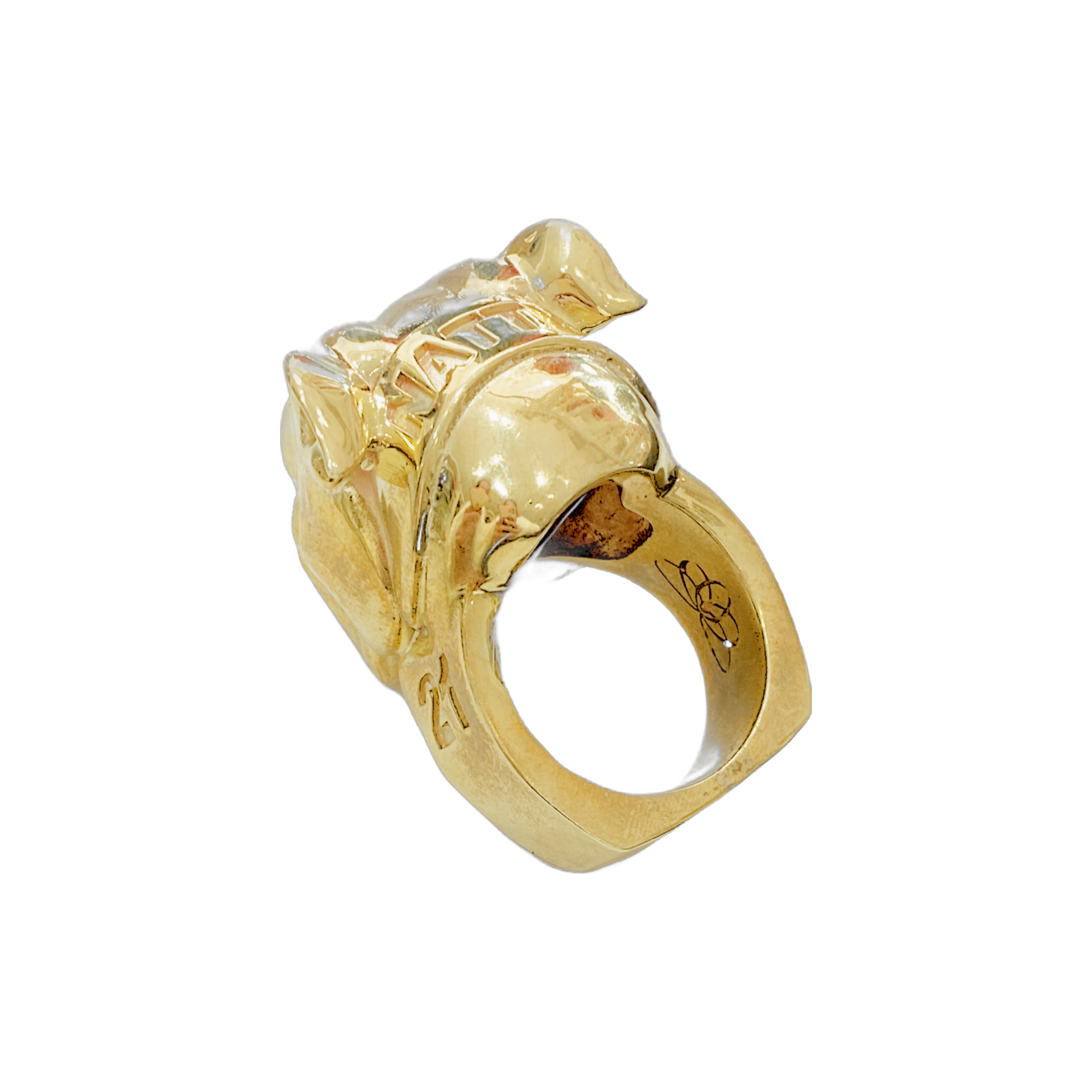 Giant Natty Bulldawg Ring