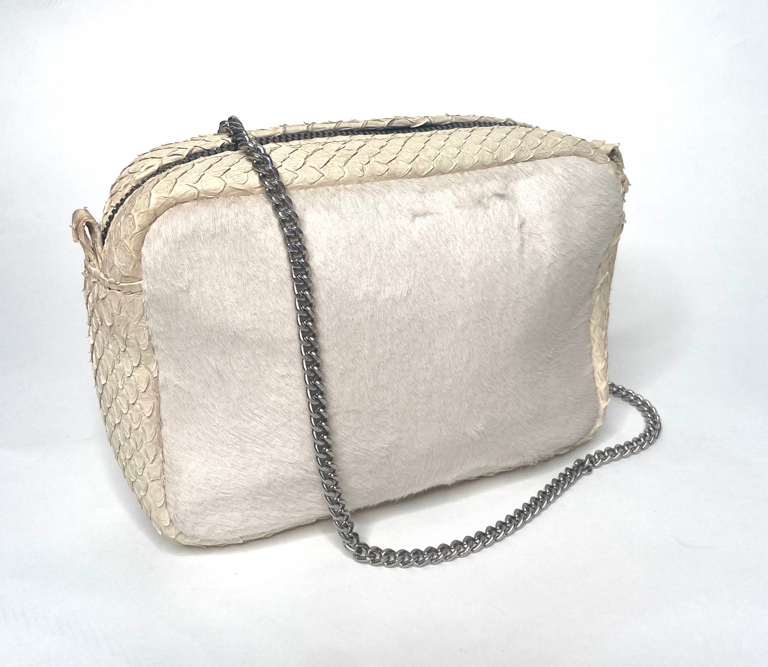 Genuine Snakeskin Camera Bag