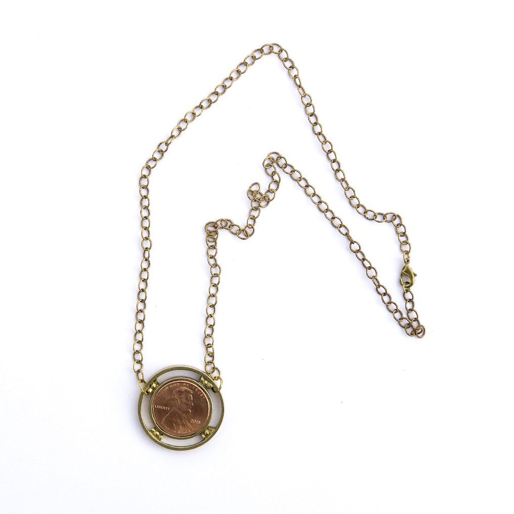 Penny Charm Necklace