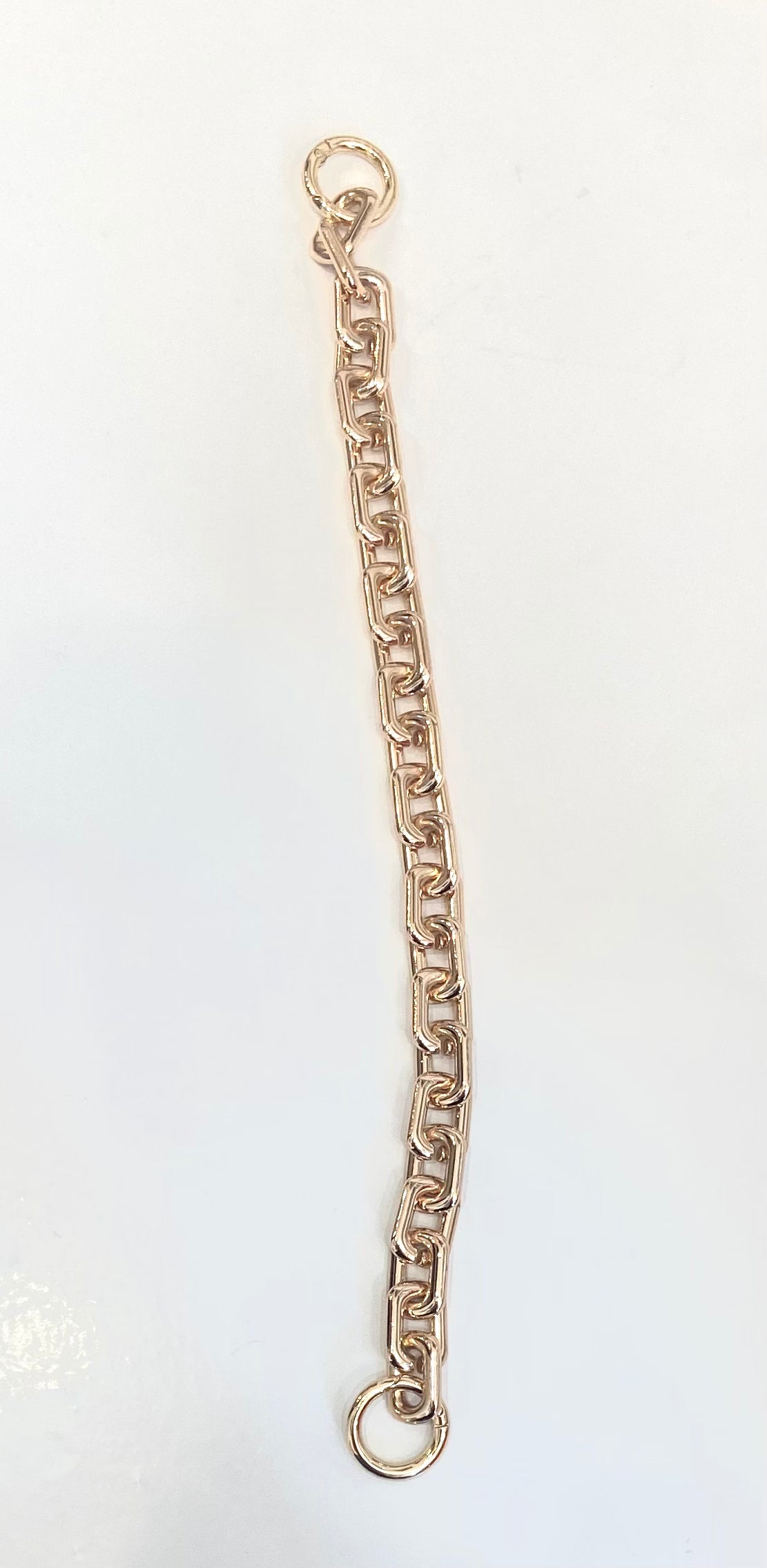 Short Gold Square Link Bag Chain