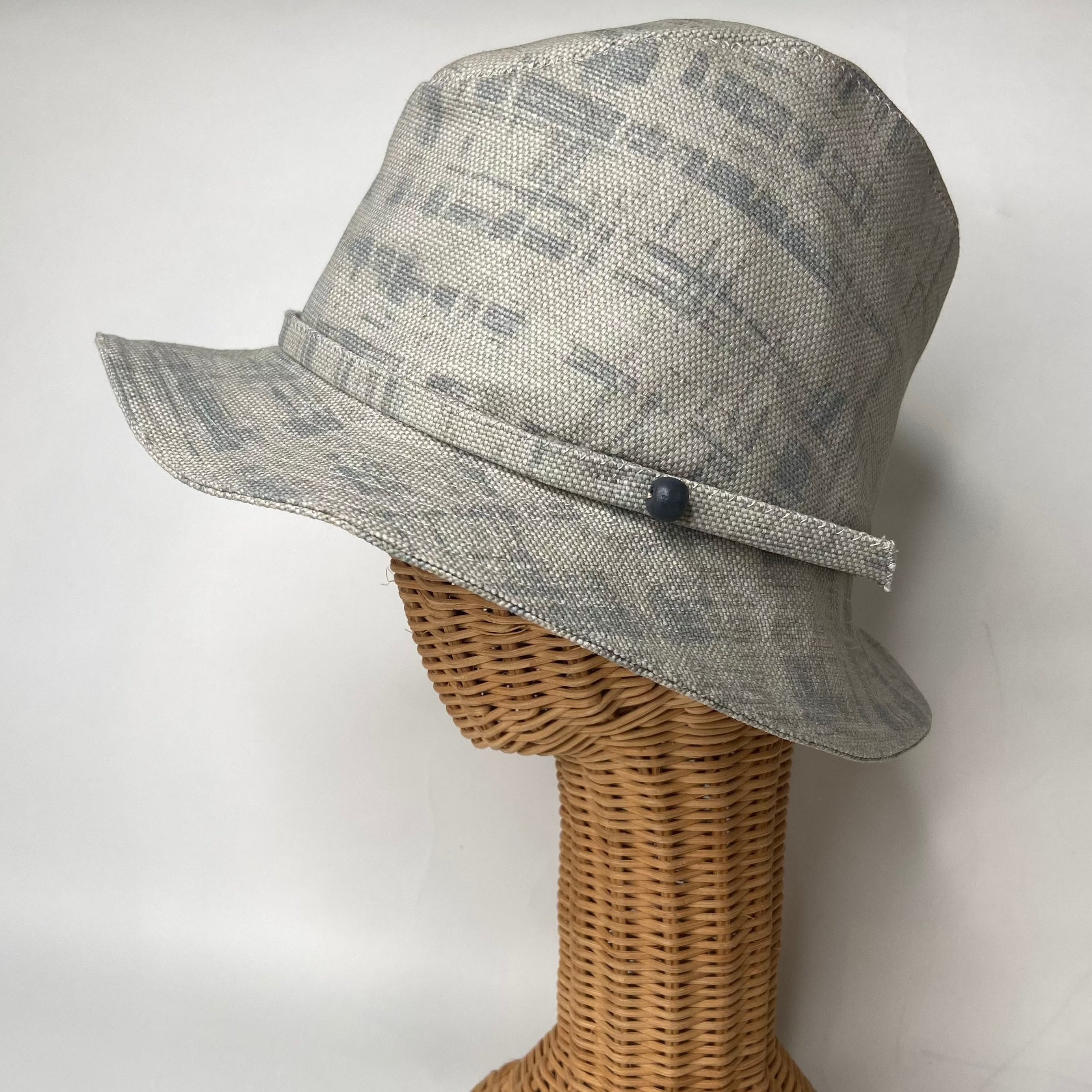 Grey Canvas Bucket Hat
