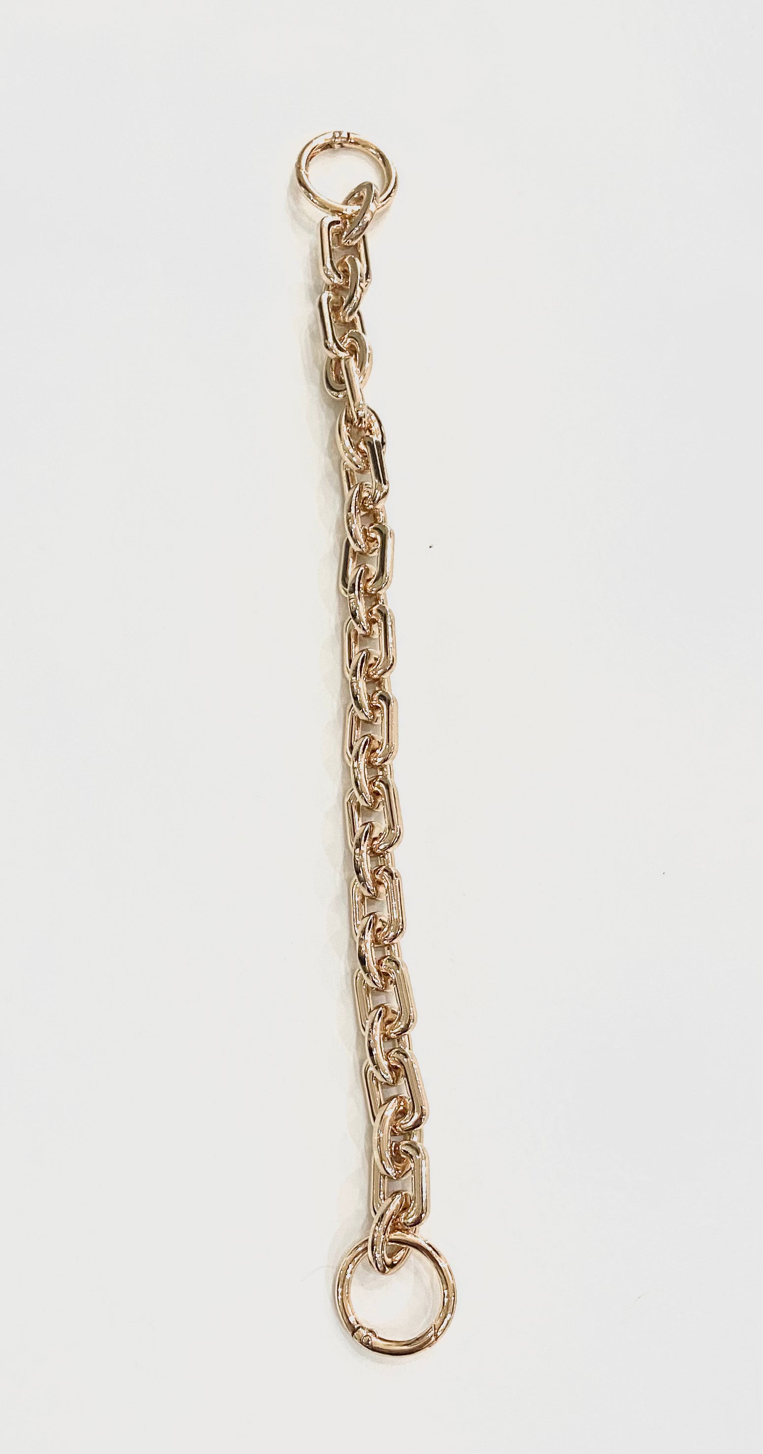 Short Gold Square/Round Link Bag Chain