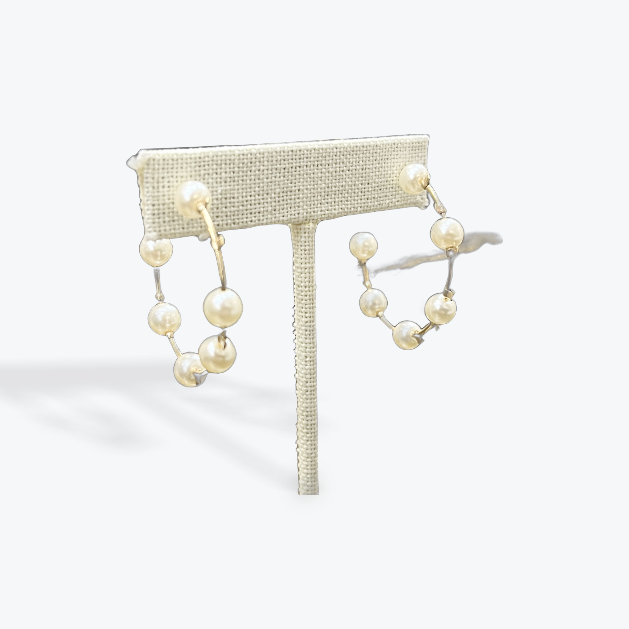 Gold Pearl earrings