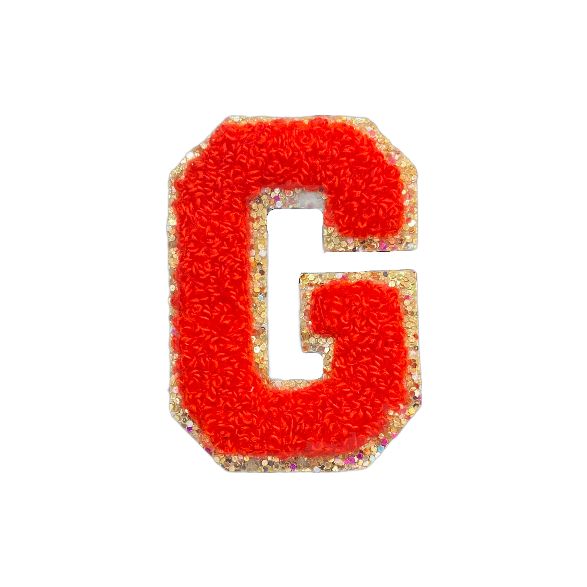 A-Z Red Chenille Varsity Letters