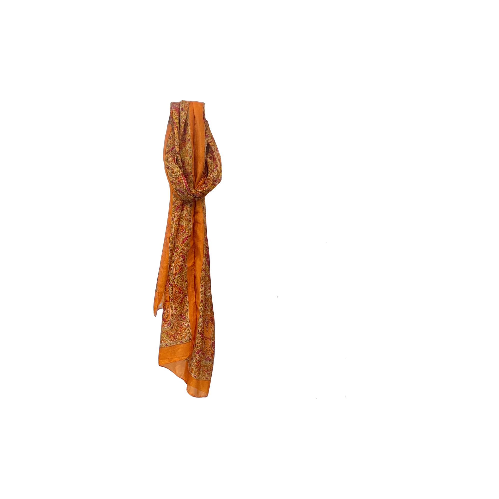 Large Patterned Silk Scarf