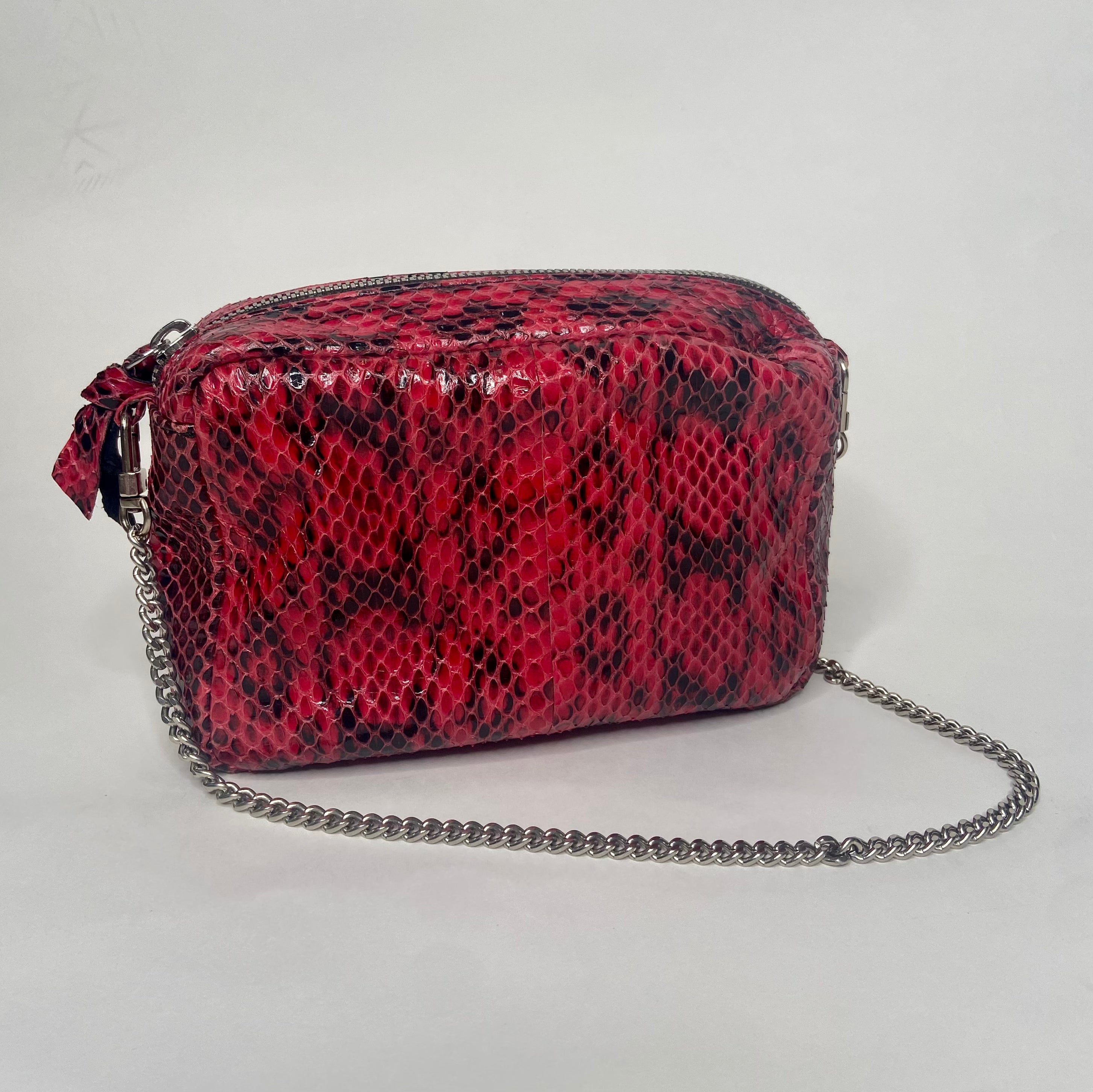 Genuine Snakeskin Camera Bag