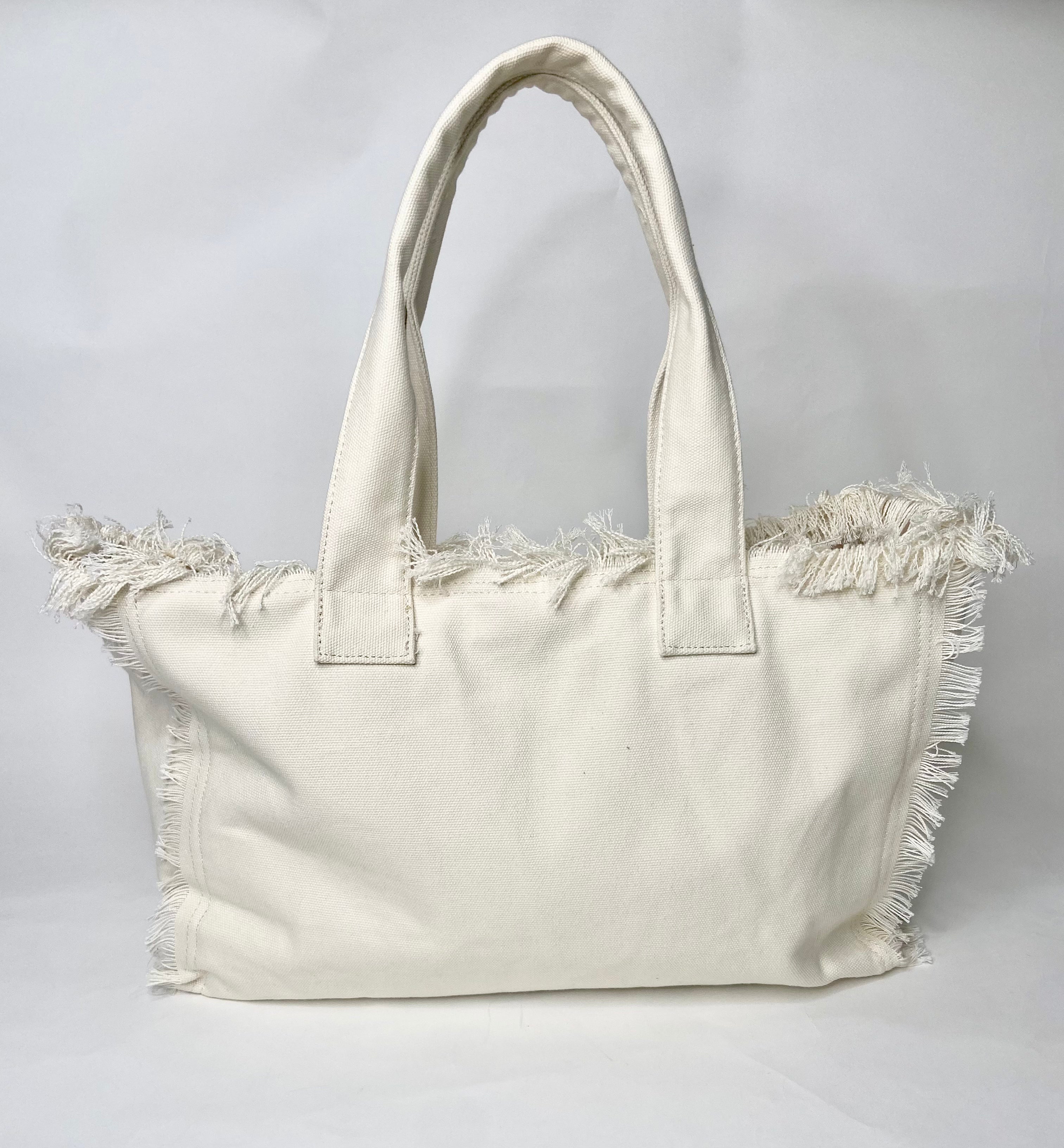 Fringe Canvas Tote