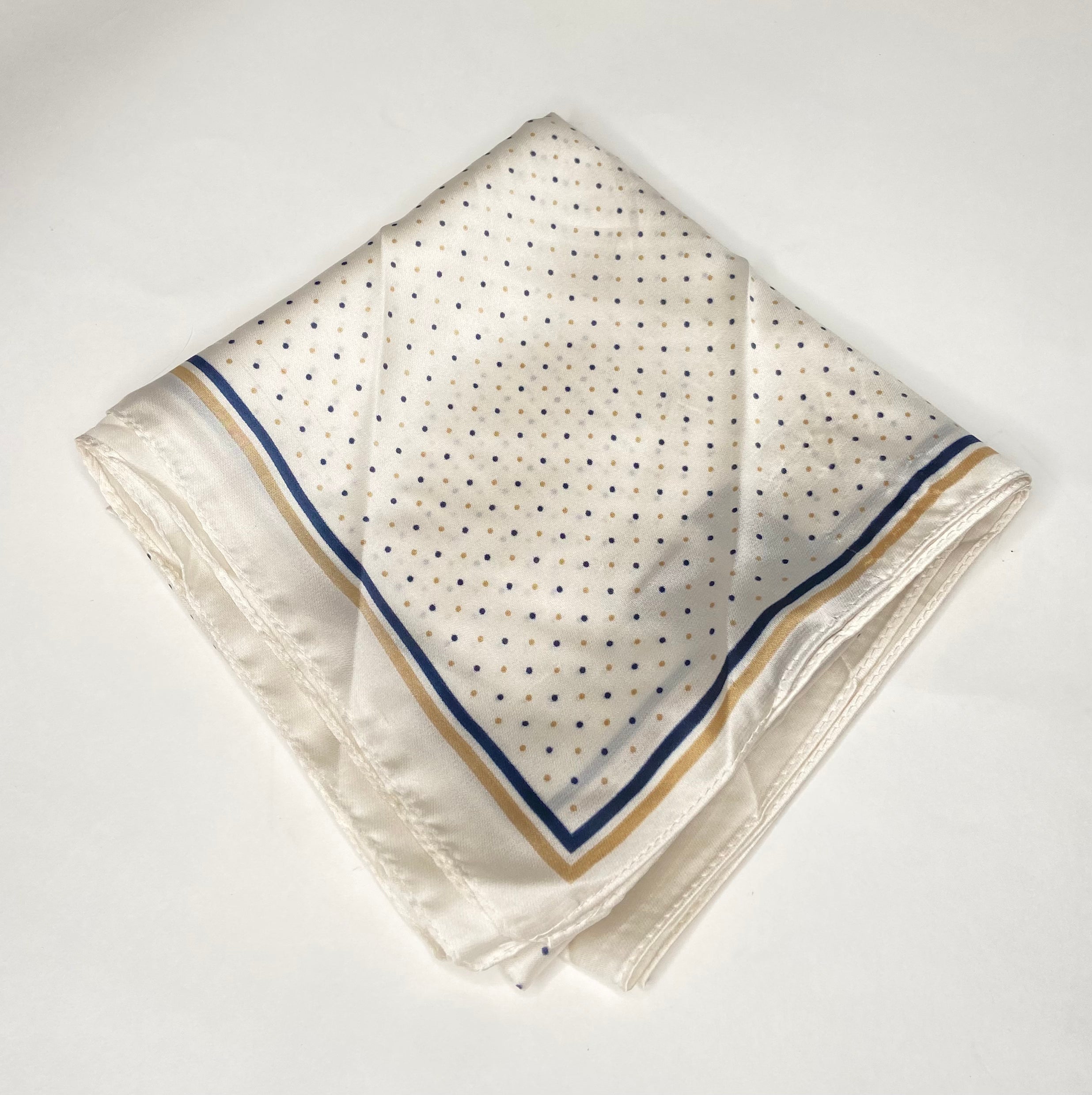 Small Patterned Silk Scarf
