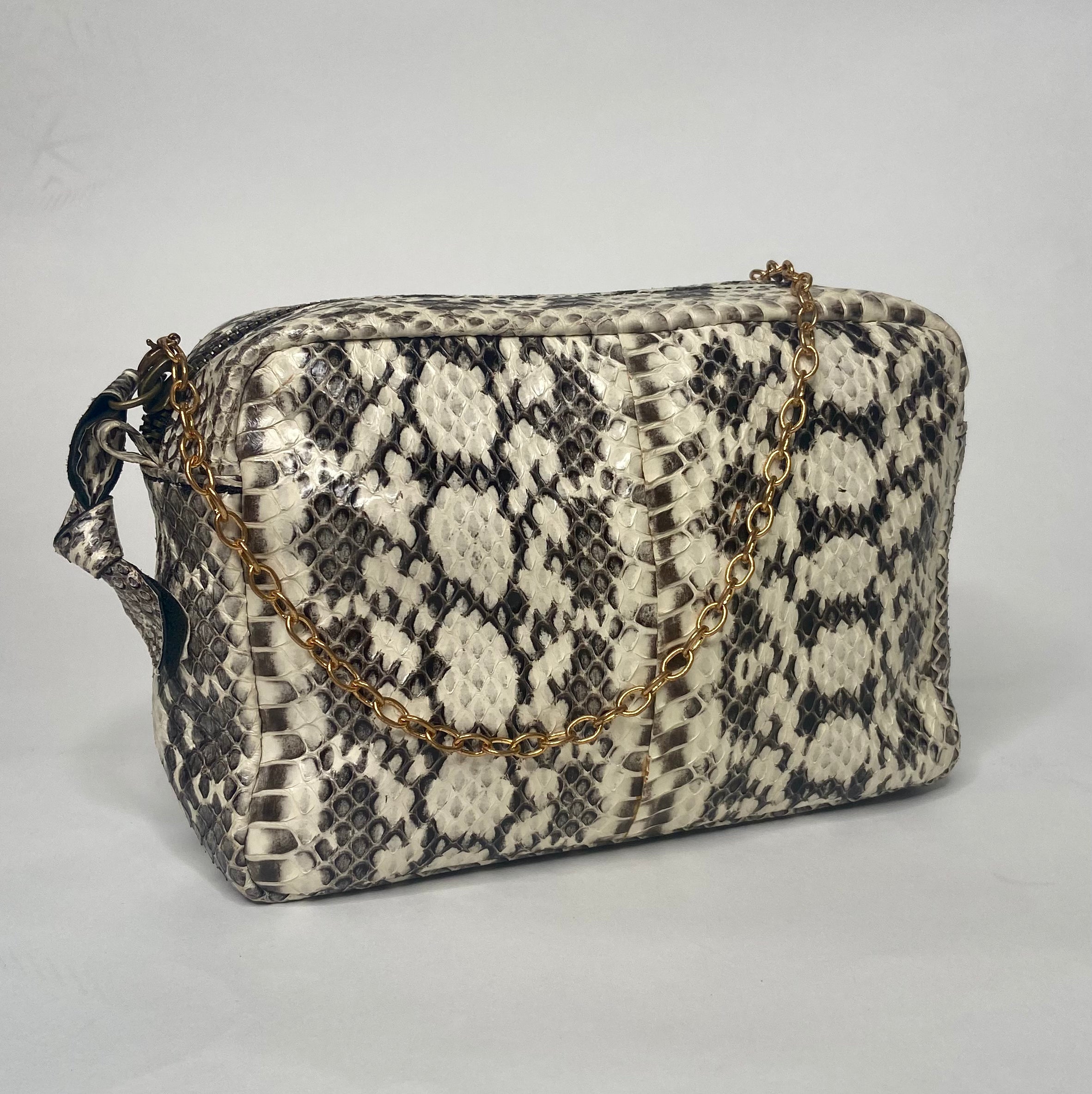 Genuine Snakeskin Camera Bag